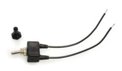 On-Off PVC Coated Waterproof Toggle Switch, Single Pole, Wire Leads - 1185/WP