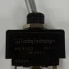 LT-1511-630-012 Carling Green Lit Tip Toggle Switch, On-Off, Single Pole
