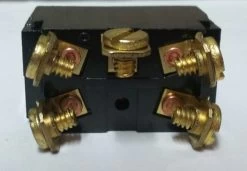 LT-1564-501-012 Carling On-Off-On Red Lit Tip Toggle, Screw Terminals