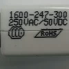 1600-247-300 Push To Reset Circuit Breaker, 30 Amp, White Button, Bent Screw Terminals