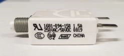 1681-094-150 Push To Reset Circuit Breaker, 1.5 Amps, Spade Terminals