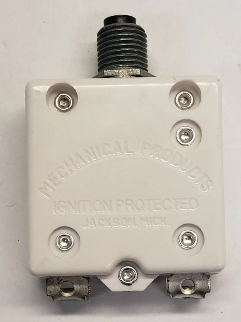 1681-112-400 Push To Reset Circuit Breaker, 4 Amps, Bent Screw Terminals - Image 2