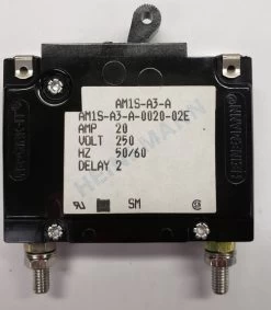 AM1S-A3-A-0020-02E Eaton Heinemann 20 Amp Single Pole Circuit Breaker