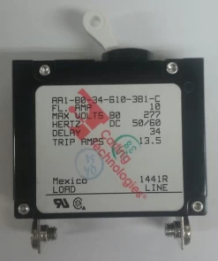 AA1-B0-34-610-3B1-C Carling A Series Single Pole Circuit Breaker 10 Amps