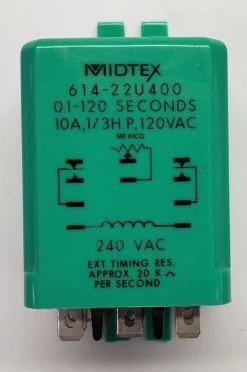 Other 614-22U400 10 Amp Relay, Midtex, Te Connectivity, Green Case