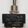 6GM5M-73 Carling Double Pole Momentary Toggle Switch, Center Off, Spade Terminals
