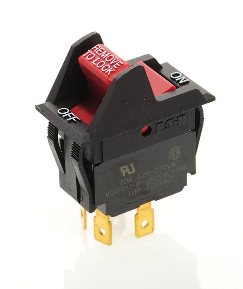 8166K21 Eaton On-Off Locking Rocker Safety Switch