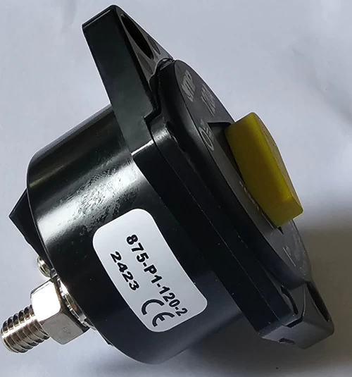 875-P1-120-2 Heavy Duty Marine Grade 120 Amp Circuit Breaker, Switchable Bar Arm - Image 3