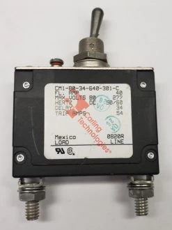 CM1-B0-34-640-301-C Carling Toggle Style 40 Amp Circuit Breaker, Stud Terminals