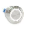 DH221LBSWZ110 22 Mm Anti Vandal Sealed Latching Push Button Switch, 110 Volt White Illumination