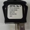 K1ABACBABA Otto SPST On-Off Illuminated Rocker Switch, 12 Volt Red Indicator