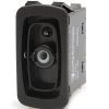 L11D1AH01 Carling L Series Rocker Switch, Raised Bezel, Single Pole, On-Off, One Independent Green Led