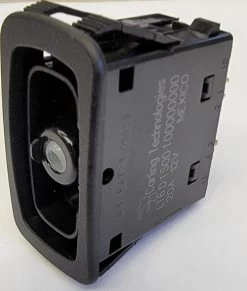 L16D1S001 Carling SPDT L Series On-Off-On Rocker Switch No Lamps, 20A, 12V
