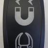 Magnet Grapple Icon Black Carling Laser Etched Actuator, VVPZCXX