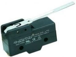MJ2-1701 Micro Switch W/long Lever Arm, Normally Open & Normally Closed