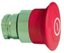 2AMPP4 Altech Push Pull Operator, Red Mushroom Cap With Bracket