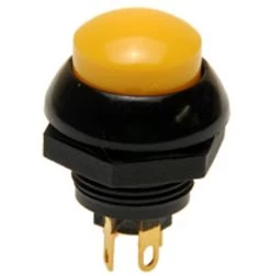 P9-213124 Otto Momentary Push Button Switch With Raised Yellow Button