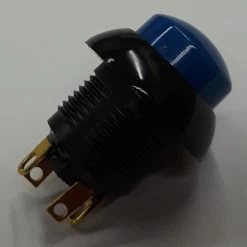 P9-213126 Two Circuit Momentary Otto Push Button With Raised Blue Button