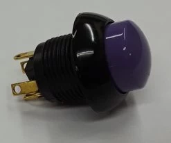 P9-213127 Two Circuit Momentary Otto Push Button With Raised Violet Button