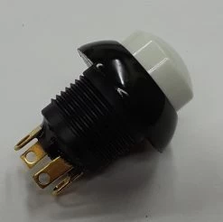 P9-213129 Two Circuit Momentary Otto Push Button With Raised White Button