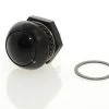 P9M-111122 Otto Latching On-Off Sealed Push Button Switch, Black Button