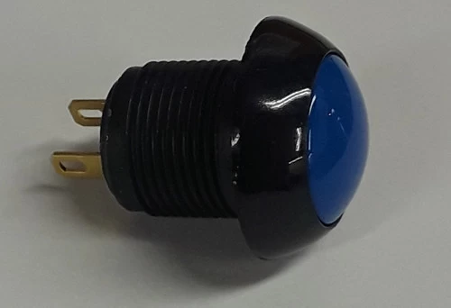P9M-111126 Otto Latching On-Off Sealed Push Button Switch, Blue Button - Image 2