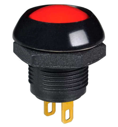 P9M-111121 Otto Latching On-Off Sealed Push Button Switch, Red Button - Image 2
