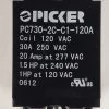 PC730-2C-C1-120A 30 Amp DP Power Relay, 120 VAC Coil, Spade Terminals