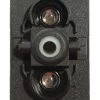 V1D1KXXB-000-XLU1 Carling Rocker Switch On-Off With 2 Blue Leds, Single Pole, Spade Terminals