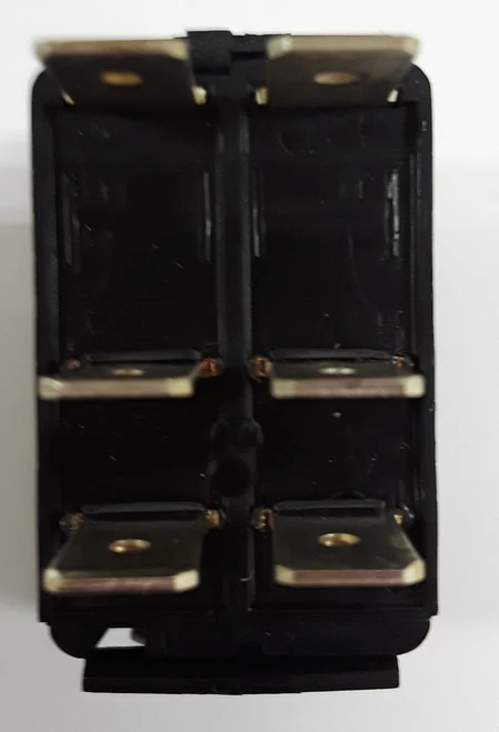 VAD1160B Carling Contura Rocker Switch, Double Pole, On-Off, Independent Lamp, Spade Terminals - Image 3