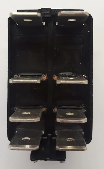 VAD2Y66B V Series DP On-Off Rocker Switch, Carling, 2 Ind Incandescent Lamps - Image 3