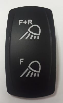 Work Light Icons On Black Carling Laser Etched Actuator For V Series Rocker Switch