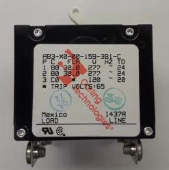 AB3-X0-00-159-3B1-C 3 Pole Carling Special Circuit Breaker