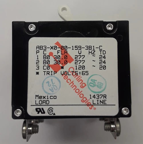 AB3-X0-00-159-3B1-C 3 Pole Carling Special Circuit Breaker