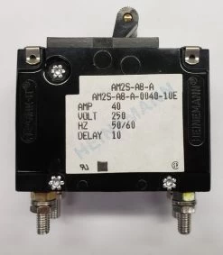 AM2S-A8-A-0040-10E Eaton Heinemann 40 Amp Double Pole Circuit Breaker