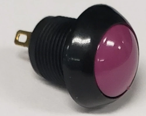 P9M-111127 Otto Latching On-Off Sealed Push Button Switch, Flush Violet Button - Image 2