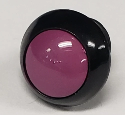 P9M-111127 Otto Latching On-Off Sealed Push Button Switch, Flush Violet Button