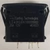 L24D1GNN1 Carling Rocker Switch, On-On, Double Pole, 2 Amber LEDs