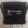 L58E1AN01 Carling SPTT On-On-On L Series Rocker Switch With 1 Amber LED