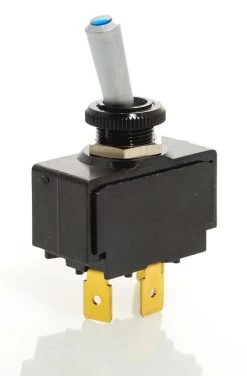 LT-1511-640-012 Carling Blue Lit Tip Toggle Switch, On-Off, Single Pole