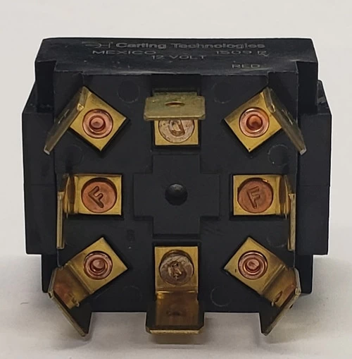 LT-2561-701-012 Carling Red Lit Tip Toggle Switch, On-Off-On, 12 Volt - Image 3