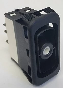 Eaton NGR30011BN00N On-On-On 3 Position Rocker Switch, Spade Terminals