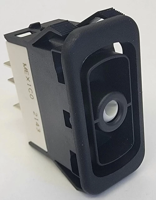 Eaton NGR30021BN00N Off-On-On 3 Position Rocker Switch, Spade Terminals