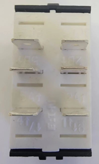 Eaton NGR30021BN00N Off-On-On 3 Position Rocker Switch, Spade Terminals - Image 3