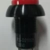 P3-D211121 Otto Sealed Dome Red Push Button, Normally Open, Momentary