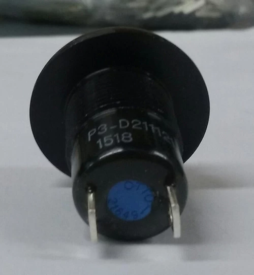 P3-D211121 Otto Sealed Dome Red Push Button, Normally Open, Momentary - Image 3