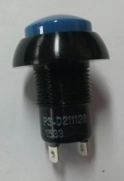 P3-D211126 Otto Sealed Blue Momentary Push Button, Normally Open