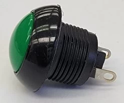 P9-111125 Otto Normally Open Green Flush Push Button Momentary