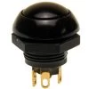 P9-113122 Otto Black Flush Push Button, Momentary, Two Circuit