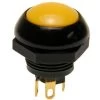 P9-113124 Otto Flush Yellow Push Button Switch, Two Circuit, Momentary